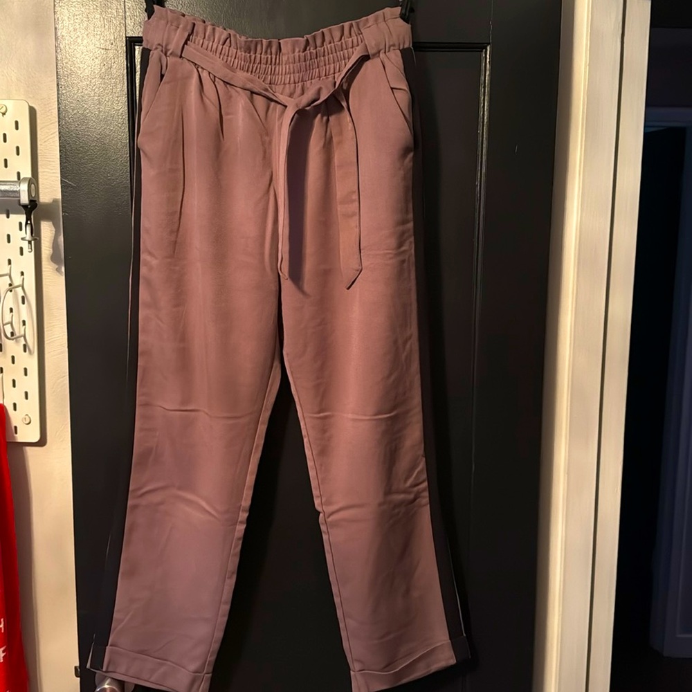 Hyfve dress pants wide legs XL buckle